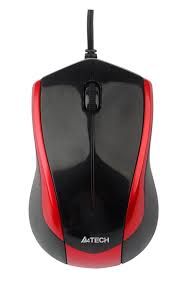 A4 TECH OP-400-2 SİYAH-KIRMIZI OPTİK USB